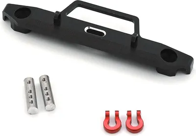 Obrázek produktu pro Přední nárazník z hliníkové slitiny, kompatibilní s RC autem 1/24 Axial SCX24 90081