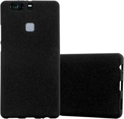 Produktbild von Cadorabo Schutzhülle für Huawei P9 PLUS Hülle in Schwarz Handyhülle TPU Etui Cover Case