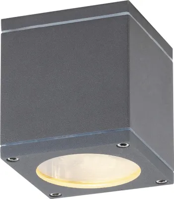 Image de Spot carré pour plafond extérieur 1xGU10 Akron anthracite 8149 Rabalux