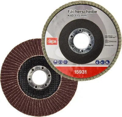 Produktbild von Lamellenschleifscheibe 115 mm K60