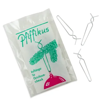 Produktbild von Aufhänger Pfiffikus silber 12 Stück im Beutel