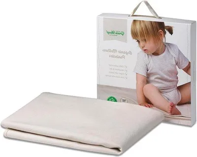 Productafbeelding van Famanu matrasbeschermer, 60 x 120 cm - Waterdicht - Gemaakt van biologisch katoen - Hypoallergeen
