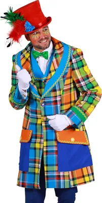 Produktbild von T3028-L mehrfarbig Herren Clown Jacke Gr.L=52