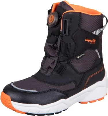 Produktbild von Superfit Stiefelette Synthetik/Textil Jungen Stiefel in Schwarz, Größe 36