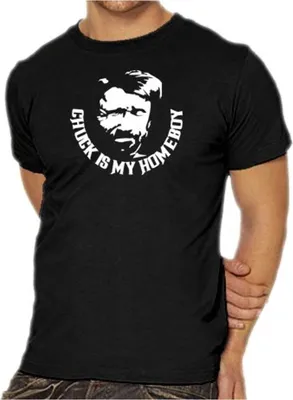 Produktbild von Touchlines Herren T-Shirt Chuck Norris , schwarz, S