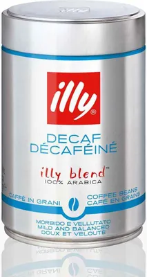 Produktbild von Illy Espresso entcoffeiniert ganze Bohnen 250 gr.