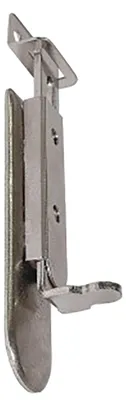 Image de Verrou Alsacien nickelé avec gâche - MONIN - 240110
