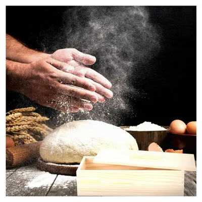 Produktbild von Wiederverwendbare Antihaft-Brotbackform mit Deckel für Vollkornbrot und Sandwiches