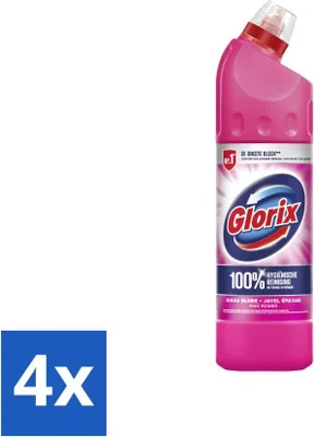 Produktbild von Glorix Bleek Pink Power 750 ml - Vorteilspack - 4 Stücke