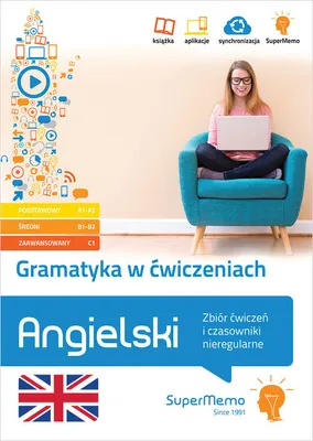Image de Gramatyka w cwiczeniach. Angielski. Zbior cwiczen i czasowniki nieregularne.