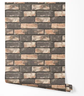 Produktbild von Selbstklebende Tapete Möbelfolie Backsteinoptik Braun Beige Grau Vintage 3D Steinwand Industrie Loft Tapete Wohnzimmer Schlafzimmer Flur Küche Rustikal Modern Abwaschbar 5m x 0,5m