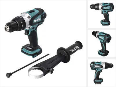 Obrázok produktu pre Makita DHP458Z - vŕtacie kladivo/príklepový vŕtací skrutkovač - akumulátorový - 2 rýchlosti - skľučovadlo - 91 N-m
