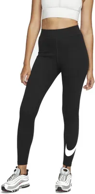 Produktbild von NIKE W NSW NK CLSC GX HR TGHT SWSH Leggings Damen schwarz S