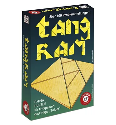 Produktbild von Tangram Puzzlespiel aus Holz, 1-8 Spieler, ab 8 Jahren