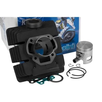 Immagine prodotto di Kit cilindro Polini in ghisa grigia, 63 cc, alesaggio 45 mm, 6 CV, per Yamaha DT50R fino al 1996, raffreddamento ad aria