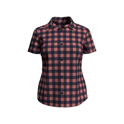 Produktbild von Odlo Mythen Kurzarmhemd Schwarz,Rosa S Damen Schwarz,Rosa S