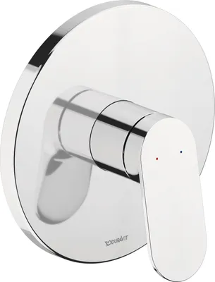 Produktbild von Duravit Fertigmontageset Wave UP-Brause-Einhebelmischer, chrom