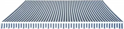 Image de vidaXL Store banne 500 cm bleu/blanc