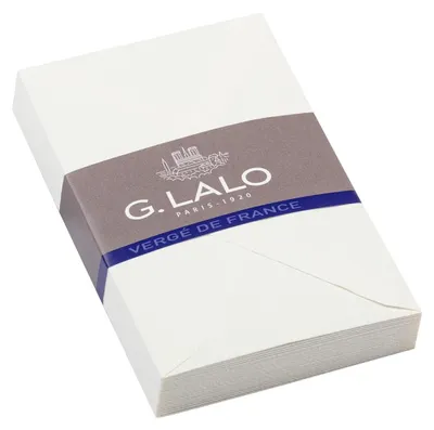 Image de Enveloppes VERGÉ blanc 90x140 mm - 24400L