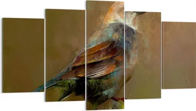 Produktbild von Bild auf Leinwand - Leinwandbild - Vogel Natur - 160x85cm - Wand Bild - Wanddeko - Wandbilder - Leinwanddruck - Bilder - Kunstdruck - Wanddekoration - Leinwand bilder - Wandkunst - EA160x85-3924