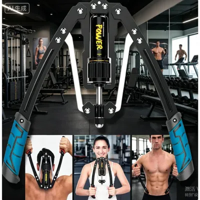 Zdjęcie produktu dla Power Twister – urządzenie treningowe – opór 10–200 kg – trening klatki piersiowej – trening ramion – trening barków – kompaktowe – przenośne