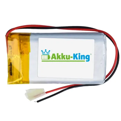 Immagine prodotto di Batteria agli ioni di litio - 3.7V 650mAh - 48 x 25 x 6mm (602540), tipo di connettore: senza connettore