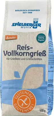 Produktbild von Spielberger Mühle Reisvollkorngrieß demeter 500g