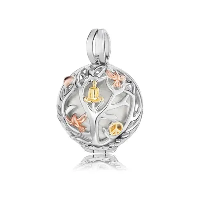 Produktbild von Engelsrufer Lebensbaum Anhänger für Damen 925er-Sterlingsilber Tricolour rosé- u