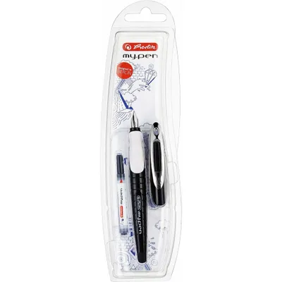 Immagine prodotto di Herlitz 10999746 Stilografica my.pen - Pennino M, nero/bianco