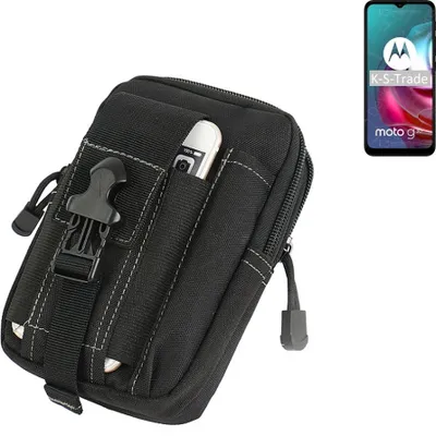 Produktbild von K-S-Trade Gürtel Tasche kompatibel mit Motorola Moto G30 Gürteltasche Holster Schutz Hülle Handy Hülle Smartphone outdoor Handy-Hülle schwarz