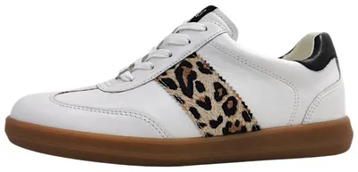 Image de Caprice : chaussures pour femmes, lacets, style sportif, couleur blanche, pour le quotidien