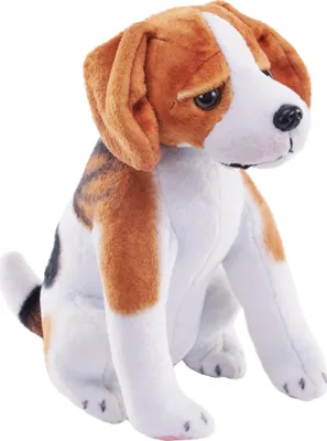 Image de Peluche chien Beagle avec son - 18 cm