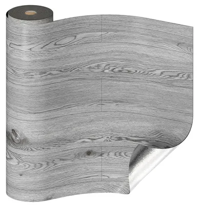 Produktbild von PVC Bodenbelag Selbstklebend 3m² Holzoptik Vinylboden Grau 60x500 cm