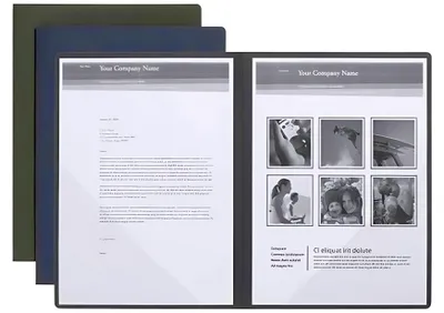 Image de PAGNA Dossier de présentation / candidature "Perfect" DIN A4 2 parties bleu foncé
