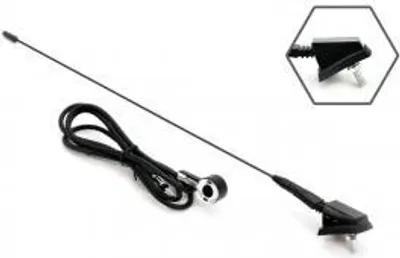 Produktbild von Autodachantenne Außen Elektrisch Funk 41 cm, 1.4 m Kabel, 5 mm Einbaudurchmesser