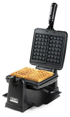 Productafbeelding van Domo DO9224W, 2 wafels, Rechthoekig, Zwart, 1000 W, 14,5 cm, 8,6 cm