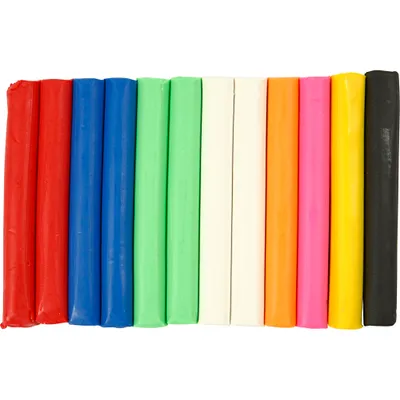 Produktbild von Creativ Company 786950, Modellierton, Mehrfarbig, 200 g, 12 Stück(e), 12 Stück(e)