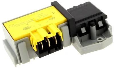 Türverriegelung 49030389 für Waschmaschine, gelb