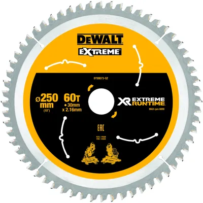 Produktbild von DEWALT Kreissägeblatt 250 x 30 mm 60 Zähne