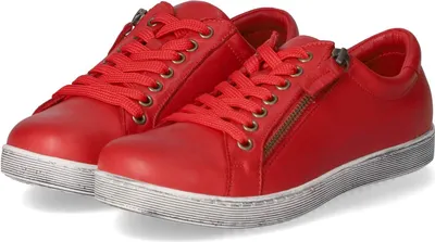 Produktbild von Andrea Conti Damen Schnürschuhe/ Halbschuhe Rot Glattleder Größe:38