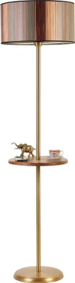 Produktbild von Opviq, Mercan Eskitme Sehpalı Silindir Renkli Lambader, Stehlampe, METALLKÖRPER, Mehrfarbig, 160 x 30 x 30 cm