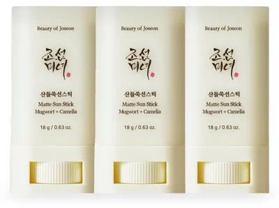 Produktbild von Beauty of Joseon Matte Sun Stick LSF 50+ 3er-Pack 3 x 18 g