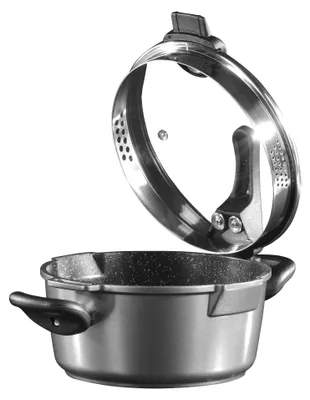 Produktbild von Stoneline Future 14275 Kochtopf inkl. Deckel, Gusseisen/Gussaluminium, 28 cm Durchmesser, Induktionsherd-geeignet, Antihaftbeschichtung