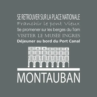 Image de Tableau sur toile Montauban gris 30x30 cm, Tableau mural moderne pour décoration intérieure