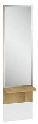 Obrázok produktu pre Zrkadlo GLOSS 09 Dub Riviera / Biela