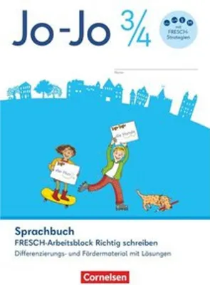 Produktbild von Jo-Jo Sprachbuch - Aktuelle allgemeine Ausgabe. 3./4. Schuljahr - Arbeitsblock