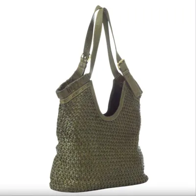 Produktbild von BZNA Bag Bella Grün Schultertasche Italy Designer Schultertasche Umhängetasche
