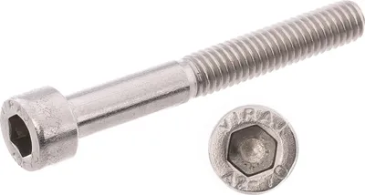Zdjęcie produktu dla Sruba z gniazdem szesciokatnym, ze stali nierdzewnej M6x45 - DIN912