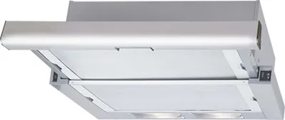 Produktbild von Amica FH 17161-1 E, Flachschirmhaube, Teleskophaube, 60 cm, Edelstahl Front, max. Gebläseleistung 429 m³h, Energieeffizienzklasse D