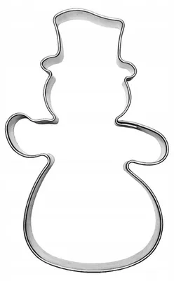Produktbild von EkoForemki Ausstechform Schneemann 10 cm Weihnachtsgebäck